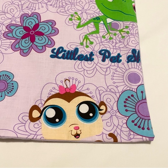 Littlest Pet Shop Purple Pillowcase Homemade 21” x 12.5” Pillow Case LPS - Picture 7 of 16